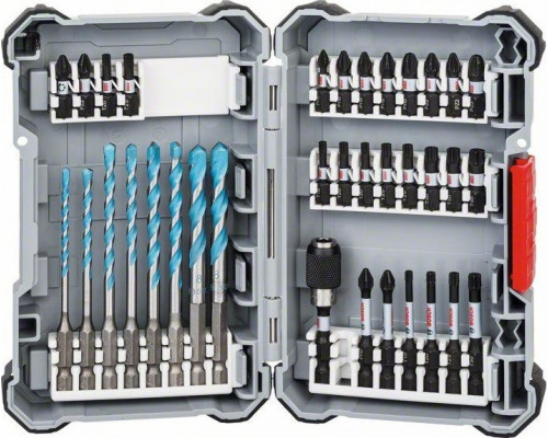 Набор бит и насадок BOSCH Pick and Click PRO 35 предметов IMPACT CONTROL 2608577147