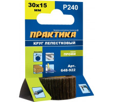 Круг лепестковый с оправкой ПРАКТИКА 30х15 мм P240 648-922 648-922