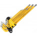 Набор ключей TORX WORKPRO WP222008 T10-T50 длинные 9 шт. в держателе
