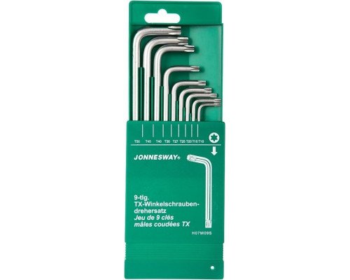 Набор ключей TORX JONNESWAY H07M09S, 9 предметов, 047098