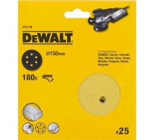 Круг шлифовальный на липучке DeWALT DT3136-QZ 150 мм, 6 отв. P180