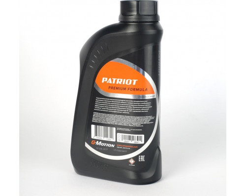 Масло для 4-тактных бензиновых двигателей PATRIOT G-Motion SAE 5W30 4Т ARCTIC полусинт. 1 л 850030100