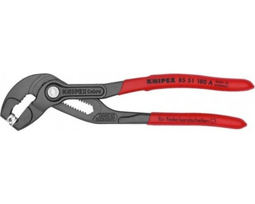 Клещи переставные KNIPEX для пружинных хомутов 8551180ASB 180 мм KN-8551180ASB