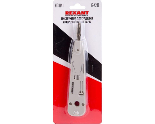 Инструмент для заделки и обрезки витой пары 110 REXANT HT-3141 12-4201
