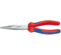 Круглогубцы с плоскими губками и режущими кромками KNIPEX 2612200 200 мм KN-2612200