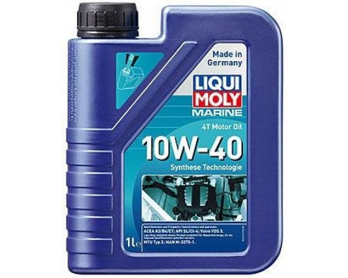 Масло моторное LIQUI MOLY SAE 10W40 Marine 4T Motor Oil 1 л 25012 синтетическое 25012