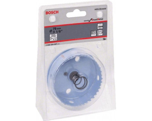 Коронка биметаллическая BOSCH SHEET-METAL 79 ММ 2608584807
