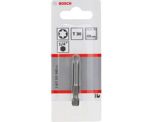 Бита для заворачивания BOSCH Extra Hard 49 мм T30 2607001642