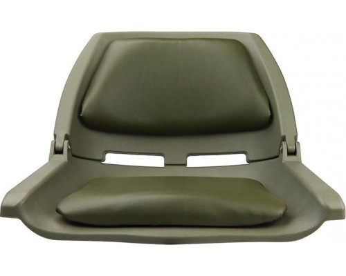 Кресло складное с мягкими накладками SKIPPER оливковое (пластик) SK75109O
