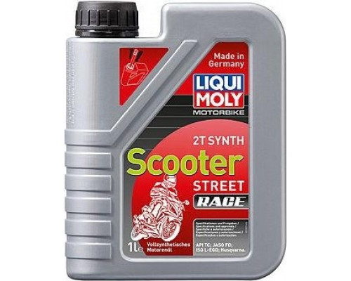 Масло для 2-тактных скутеров LIQUI MOLY Motorbike 2T Synth Scooter Street Race 1 л 1053 синтетика 1053