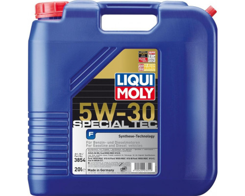 Масло моторное LIQUI MOLY SAE 5W30 Special Tec F 20 л 3854 3854