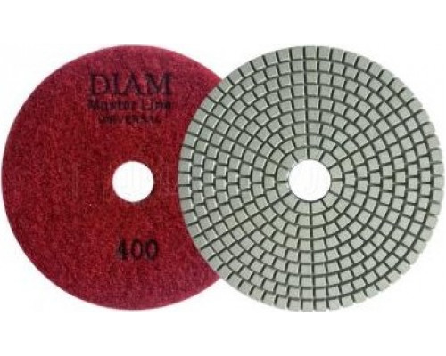 Алмазная тарелка на липучке DIAM АГШК 100*2,5 №400 Master Line (мокрая) 000577