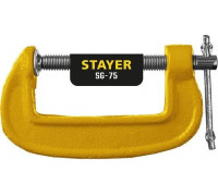 Струбцина G-образная STAYER SG-75 тип g 75 мм,