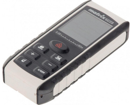 Лазерный дальномер MATRIX LD-60 60 м с электронным угломером 38016