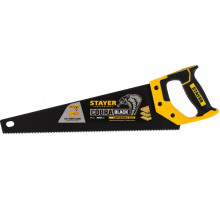 Ножовка по дереву STAYER Cobra BLACK 400 универсальная (пила) 400 мм, 7tpi, тефлон покрытие 2-15081-40_z01