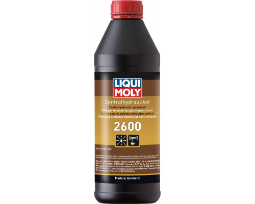 Гидравлическая жидкость LIQUI MOLY Zentralhydraulik-Oil 2600 1 л 21603 синтетическая 21603