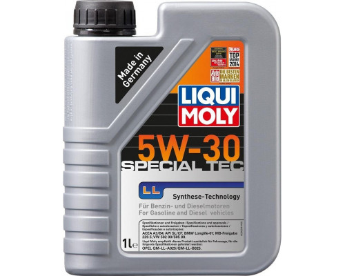 Масло моторное LIQUI MOLY SAE 5W30 Special Tec LL 1 л 8054/2447 8054/2447