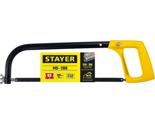 Ножовка по металлу STAYER MS-200 65 кгс, 1577_z02