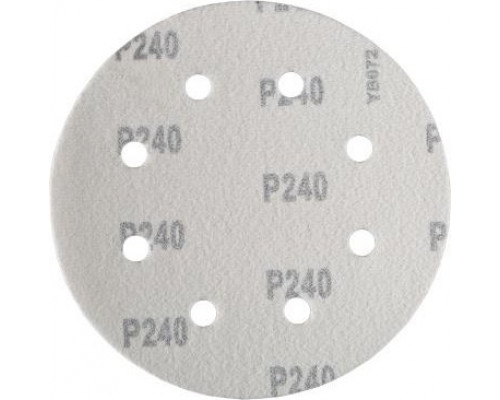 Круг шлифовальный на липучке Sturm DWS6010-9240 180 мм, P240, 8 отв. (уп.20шт.)
