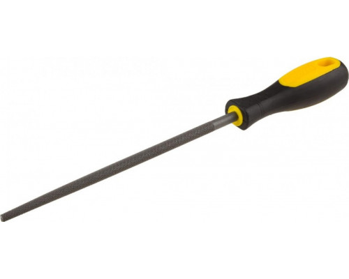 Напильник круглый STAYER PROFI с двухкомпонентной рукояткой, № 2, 200мм 16605-20-2