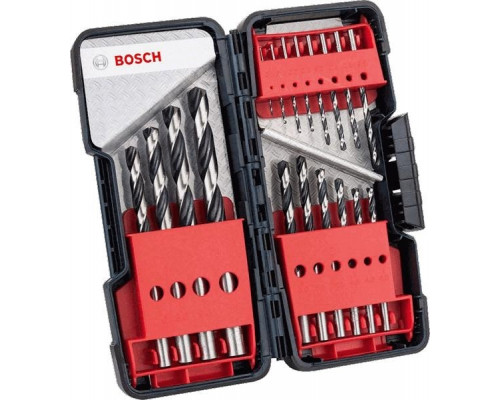 Набор сверл по металлу BOSCH HSS PointTeQ 18 шт ToughBox D1-10 2608577350