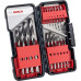 Набор сверл по металлу BOSCH HSS PointTeQ 18 шт ToughBox D1-10 2608577350