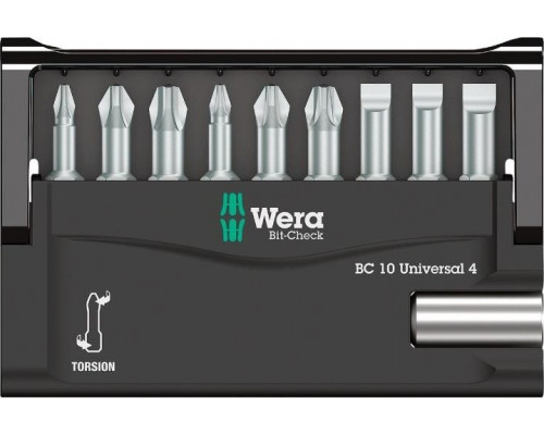 Набор насадок WERA Bit-Check 8100-9-899/TZ WE-056159 WE-056159
