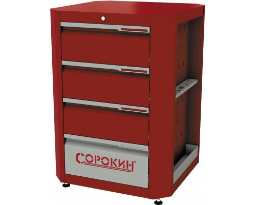 Тумба СОРОКИН 35.503 для верстака, 4 ящика