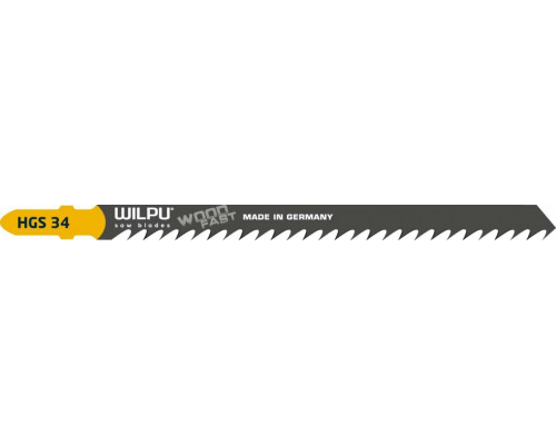 Пилки по дереву WILPU HGS 34 (аналог т344d) (быстрый рез) 5шт/уп 238000005