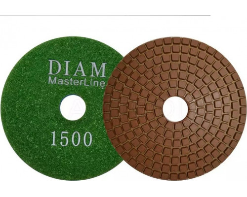 Алмазная тарелка на липучке DIAM АГШК 100*2,5 №1500 Master Line (мокрая) 000579