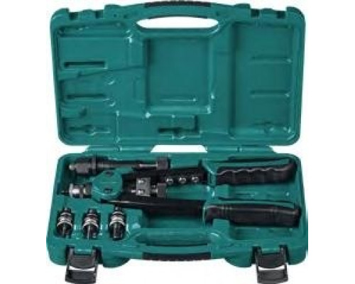 Клепальник KRAFTOOL Combo2-M10 комбинированный двуручный в кейсе, резьбовые м5-м1 31181
