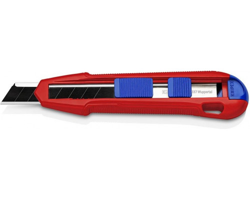 Нож универсальный KNIPEX CutiX 165 мм, с отламывающимися лезвиями 18 мм, 9010165BK