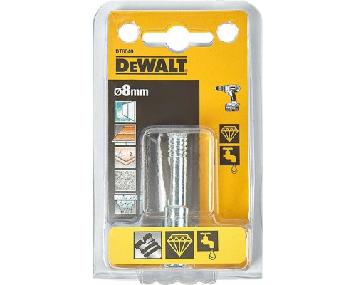 Сверло алмазное по керамике DeWALT 8 мм DT6040, Extreme Diamant DT6040-QZ