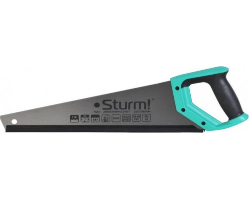 Ножовка по дереву Sturm 1060-53-500 500мм, 7tpi, 3d зуб