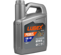 Масло моторное Lubex PRIMUS EC 5W40 5 л. синтетическое L034-1312-0405
