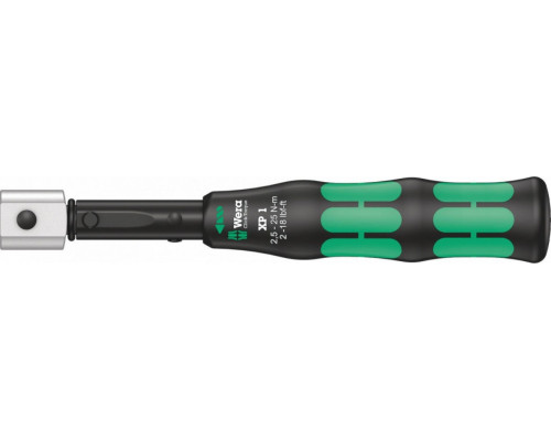 Ключ динамометрический WERA 05075670001 click-torque xp 1 предустановлен 2.5 нм, для насад WE-075670