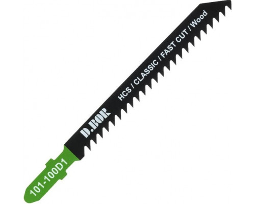 Пилки по дереву D.BOR 75/100*3 мм HCS / CLASSIC / FAST CUT Wood (T111C/3106) (5 шт.) D-101-100D1-05