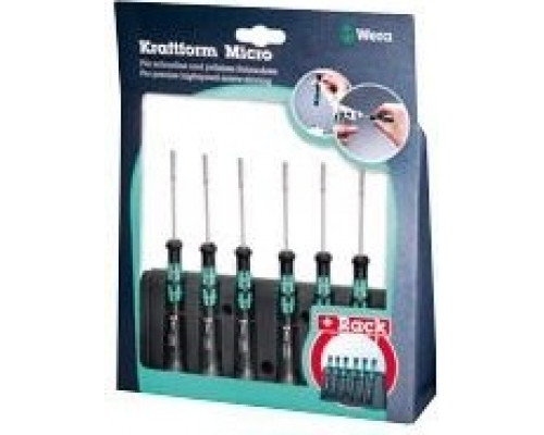 Набор отверток для электронщиков WERA Kraftform Micro 2069/6 SATZ 6TLG. WE-118158 WE-118158
