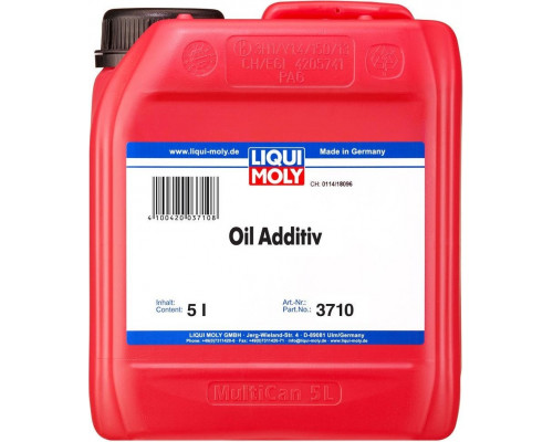 Присадка антифрикционная с дисульфидом молибдена LIQUI MOLY Oil Additiv 5 л. 3710 3710