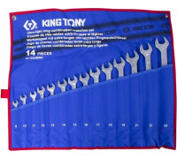Набор ключей комбинированных удлиненных KING TONY 12A4MRN 14 предметов