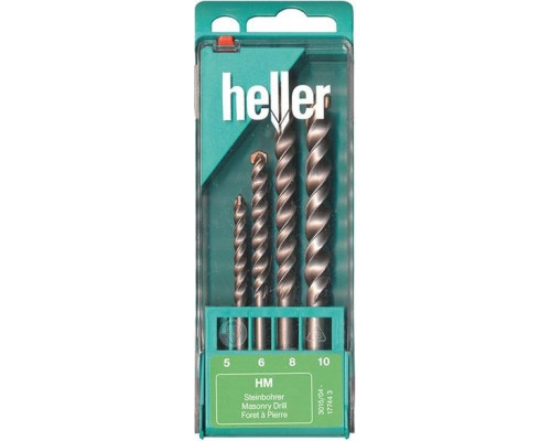 Набор сверл по камню Heller 5,6,8,10 мм (4 пр.) TD17744