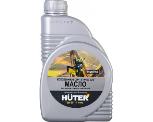Масло для 4-тактных двигателей HUTER SAE 5W30 1 л синтетическое 73/8/1/2