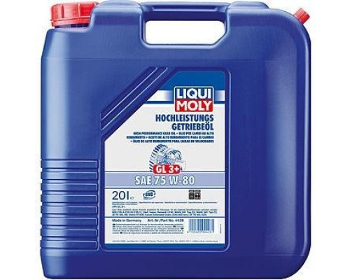 Масло трансмиссионное LIQUI MOLY 75W 80 Hochleistungs-Getriebeoil GL 3+ 20 л 4428 4428