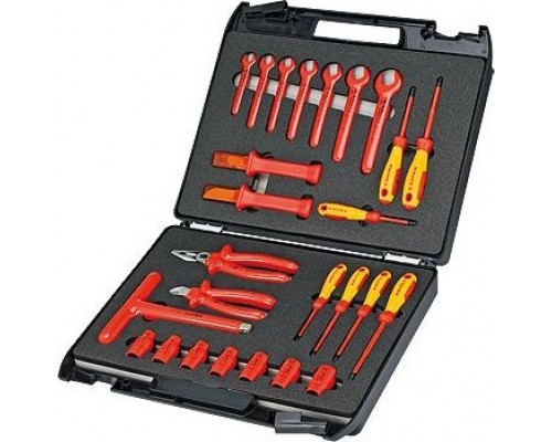 Набор инструментов для электромонтажа KNIPEX 989912 1000 V, 26 предметов