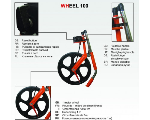 Колесо измерительное ADA Wheel 100 А00113
