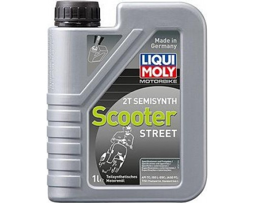 Масло для 2-тактных скутеров LIQUI MOLY Motorbike 2T Semisynth Scooter 1 л 3983/1621 полусинтетика 3983/1621