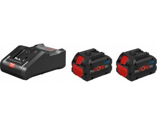 Набор аккумулятор и зарядное устройство BOSCH GBA 18,0V 8,0 Ah Li-Ion х 2шт. + GAL 18V-160 C ProCORE 1600A016GP