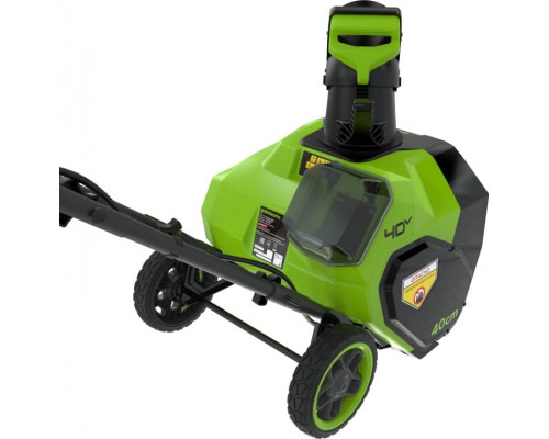 Снегоуборщик аккумуляторный GREENWORKS G40ST40 40V, без АКБ и ЗУ 2603607