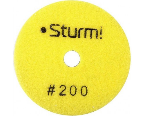 Шлифовальный круг по камню Sturm 9012-W100-200 алмазный гибкий, 100 мм, p200, мокрое шлиф.
