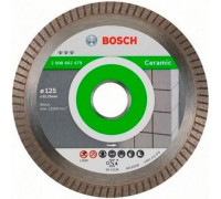 Алмазный диск для резки керамики BOSCH 125х22.2 мм Turbo Best for Ceramic 2608602479